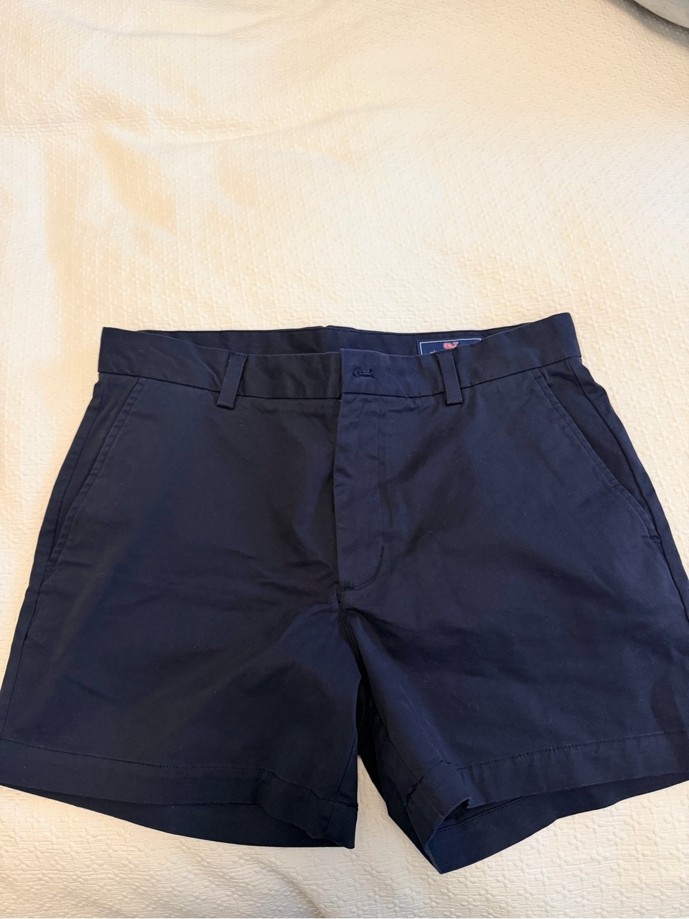 Vineyard Vines Navy Flat-Front Men's Chino Shorts